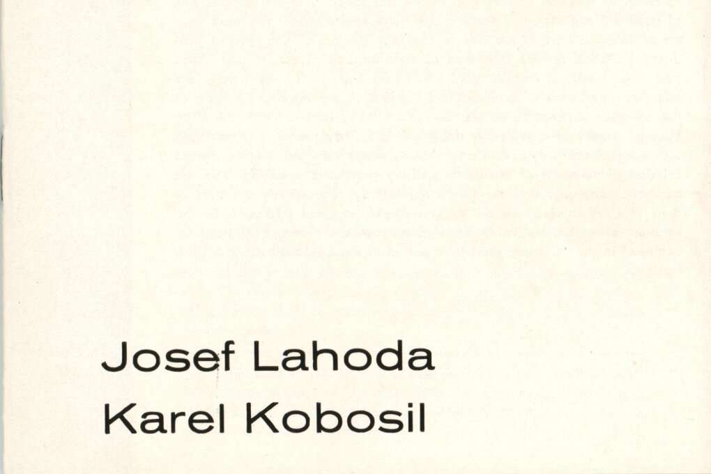 Josef Lahoda, Karel Kobosil. Umění pro všední den